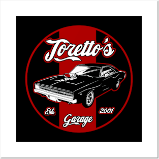 Toretto's garage Posters and Art